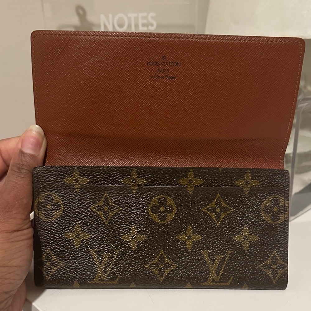 Louis Vuitton Dark Brown Monogram Wallet - Picture 5 of 12